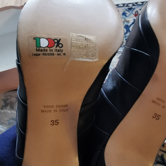 Amaranti black dress shoes - Picture 8 of 11